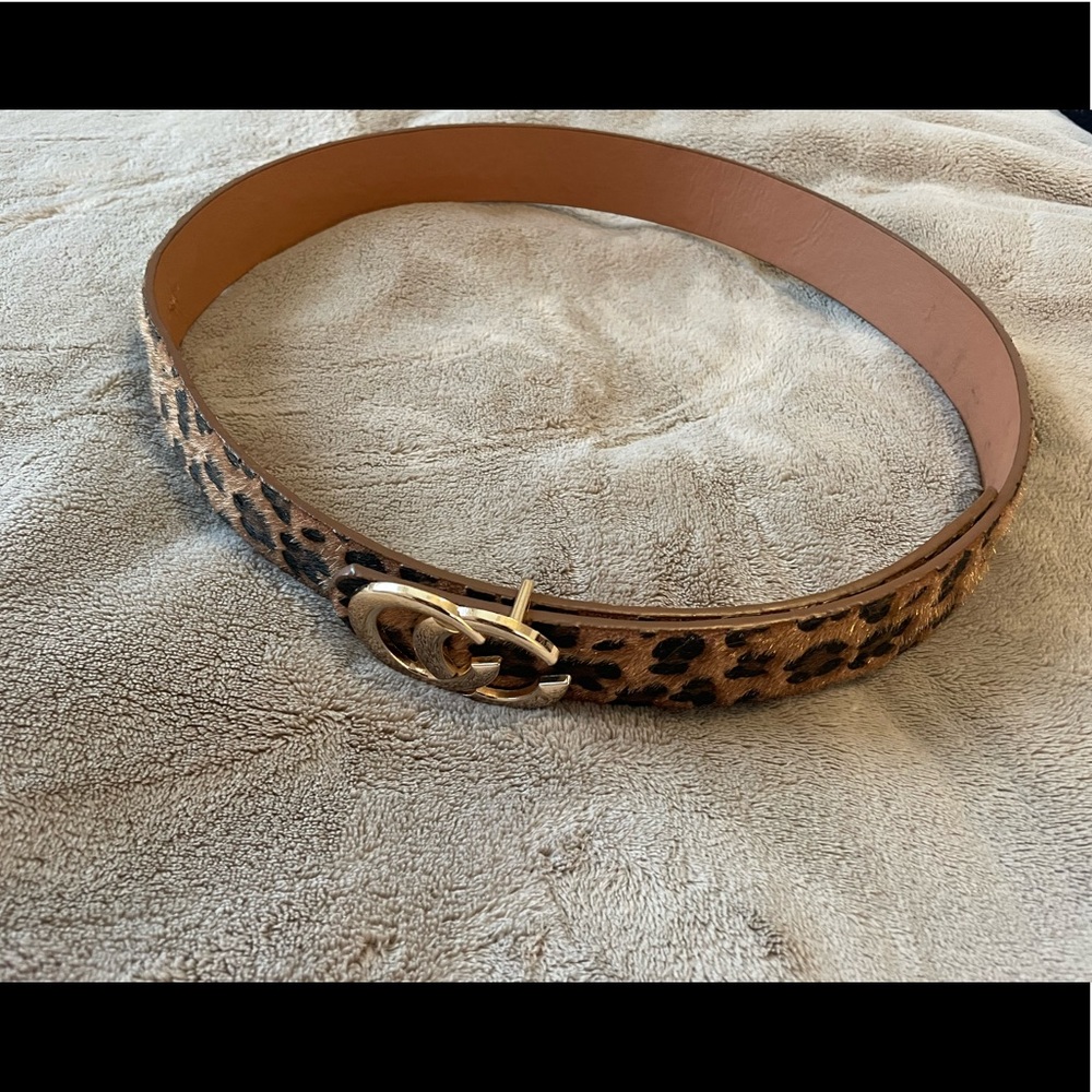 CHEETAH PRINT BELT